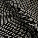 SPARRE ÉPINGLÉ Fabric – CARBON | Schumacher | Wallpaper Twin SPARRE ÉPINGLÉ fabric CARBON color by Schumacher
