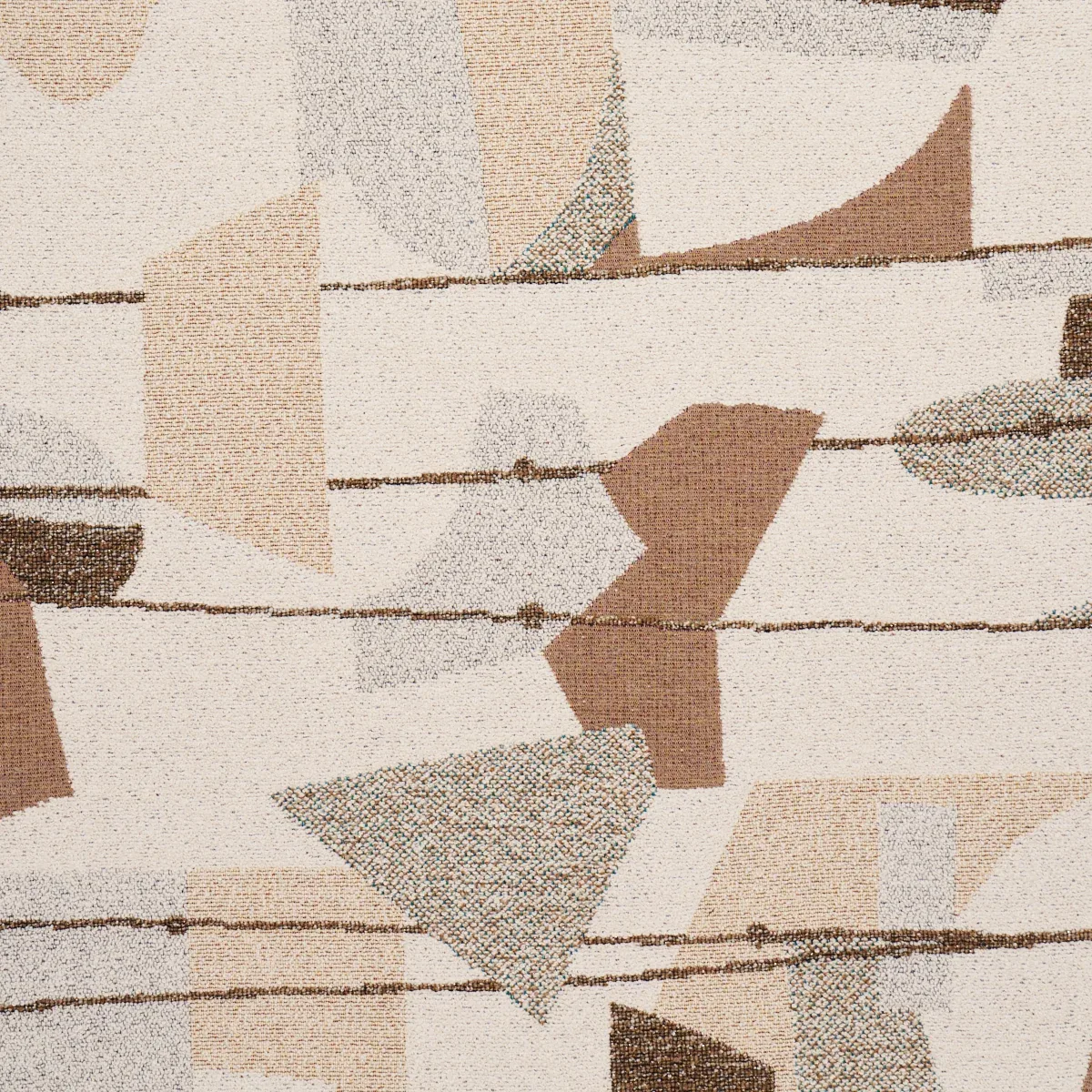 SPEAKEASY fabric SEPIA MULTI color by Schumacher