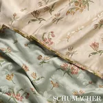 SPITALFIELDS BOUQUET fabric ALABASTER color by Schumacher