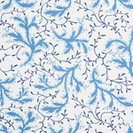 SPRIG fabric AFTERNOON BLUE color by Schumacher