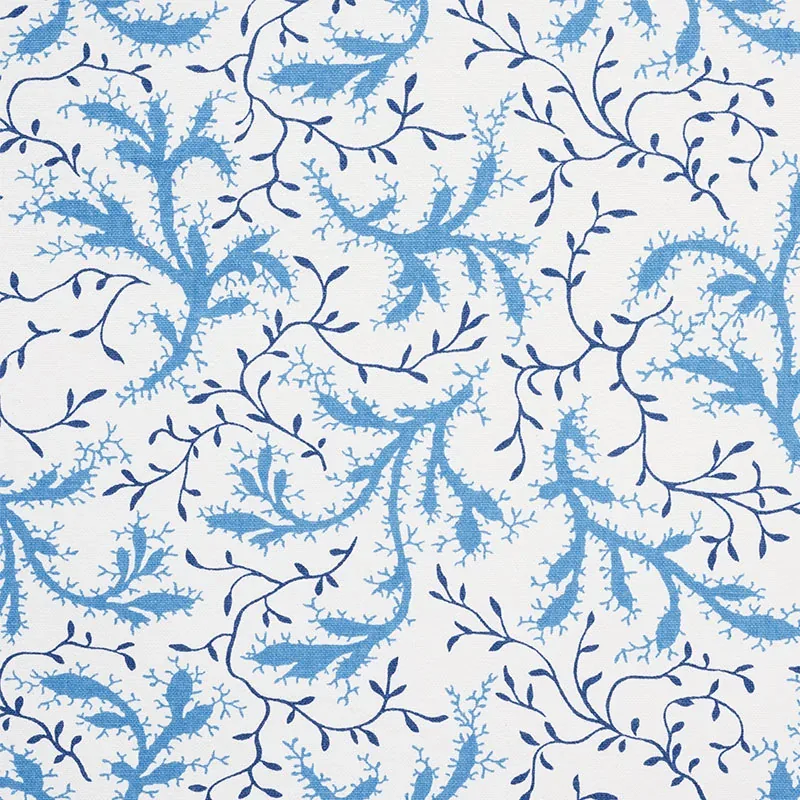 SPRIG fabric AFTERNOON BLUE color by Schumacher