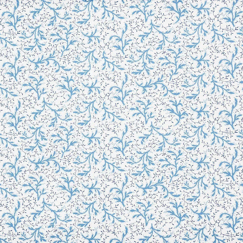 SPRIG fabric AFTERNOON BLUE color by Schumacher