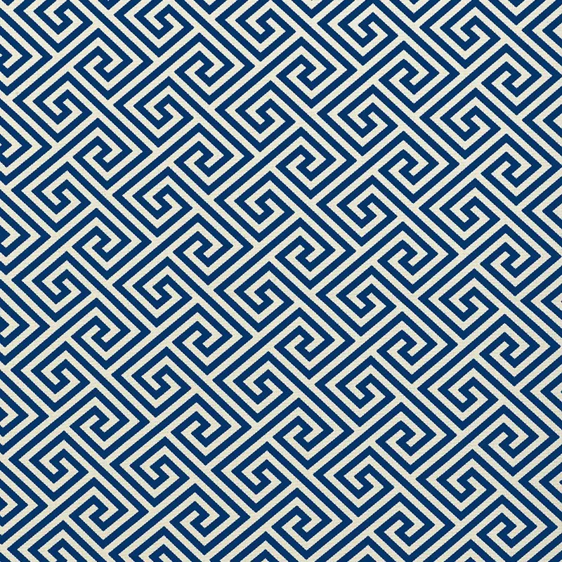 ST. TROPEZ INDOOR/OUTDOOR fabric NAVY color by Schumacher