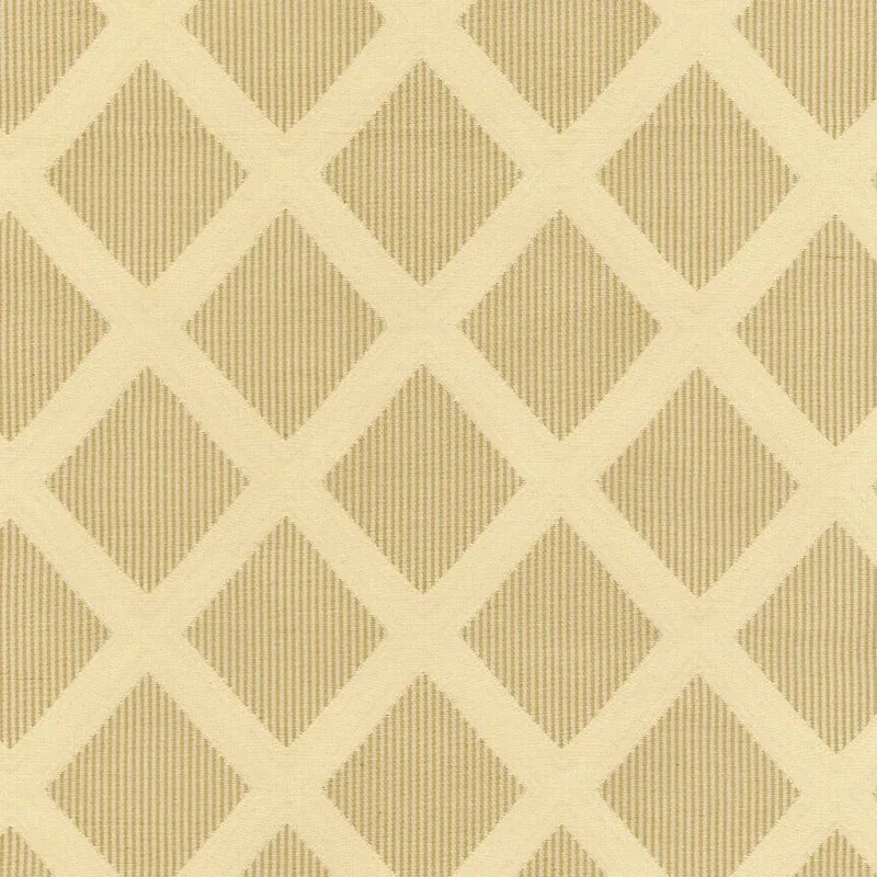 STAFFORD DIAMOND fabric TOFFEE color by Schumacher