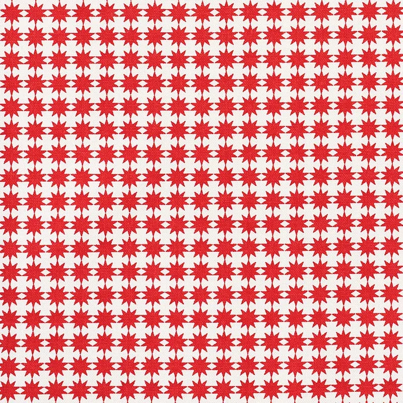 STELLA fabric RED color by Schumacher