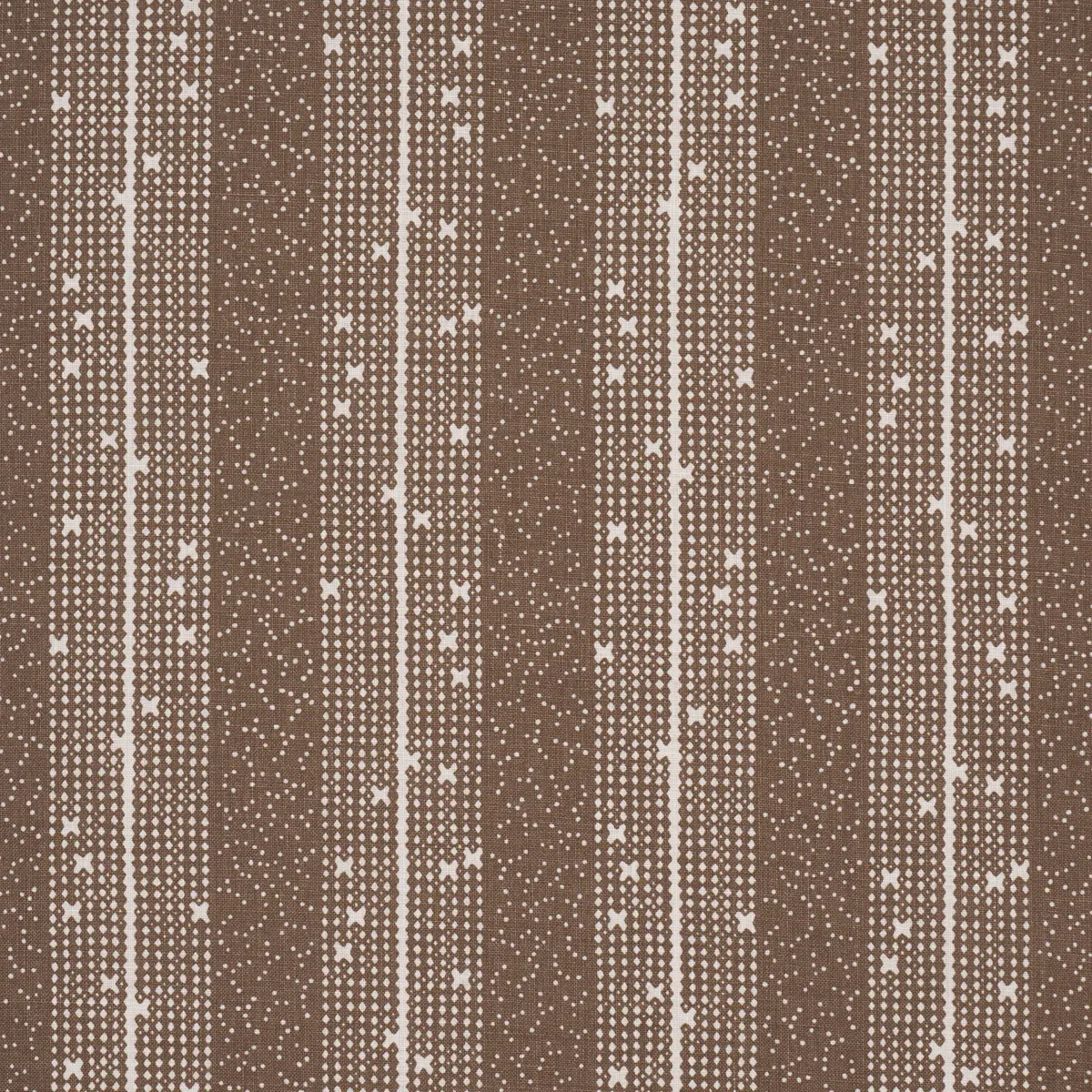 STELLA STRIPE Fabric – BROWN | Schumacher | Wallpaper Twins STELLA STRIPE fabric BROWN color by Schumacher