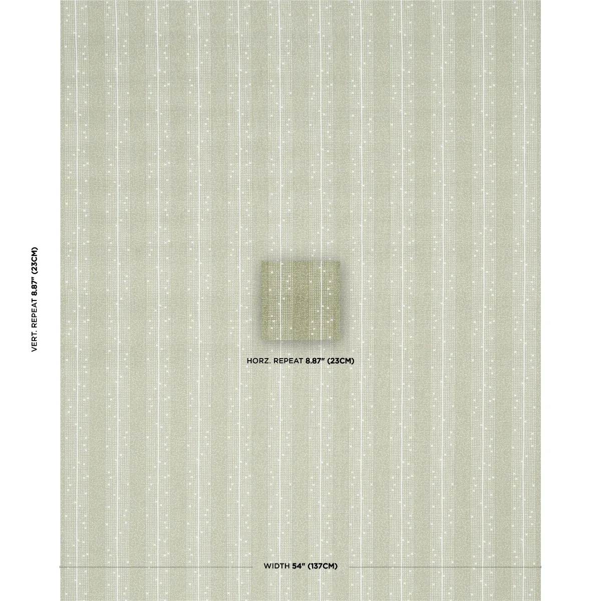 STELLA STRIPE fabric MOSS color by Schumacher