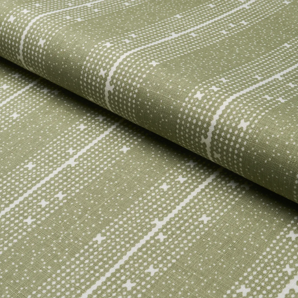 STELLA STRIPE fabric MOSS color by Schumacher