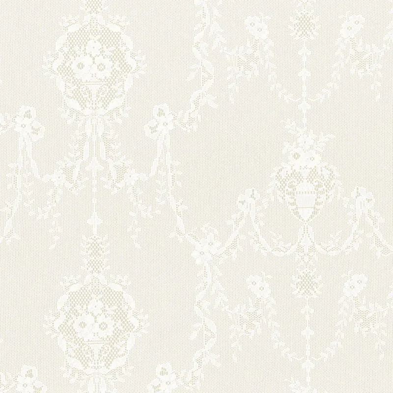 STEPHANIES LACE SHEER fabric CHAMPAGNE color by Schumacher