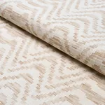STEPPED CHEVRON fabric LINEN color by Schumacher