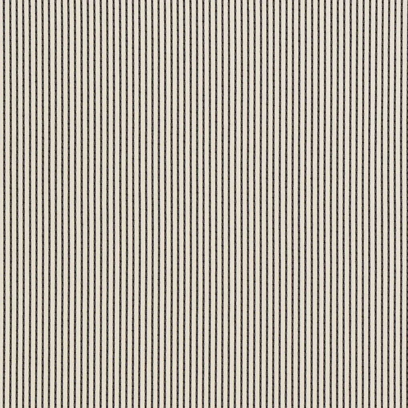 STITCHED STRIPE INDOOR/OUTDOOR fabric BLACK color by Schumacher