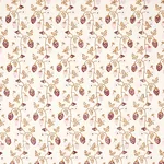 Strawberry Hand Block Print Fabric – COPPER | Schumacher | W Strawberry Hand Block Print fabric COPPER color by Schumacher