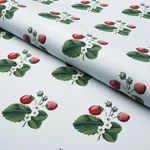 STRAWBERRY HILL fabric SKY color by Schumacher