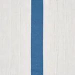 STRIPE APPLIQUÉ SHEER fabric BLUE color by Schumacher