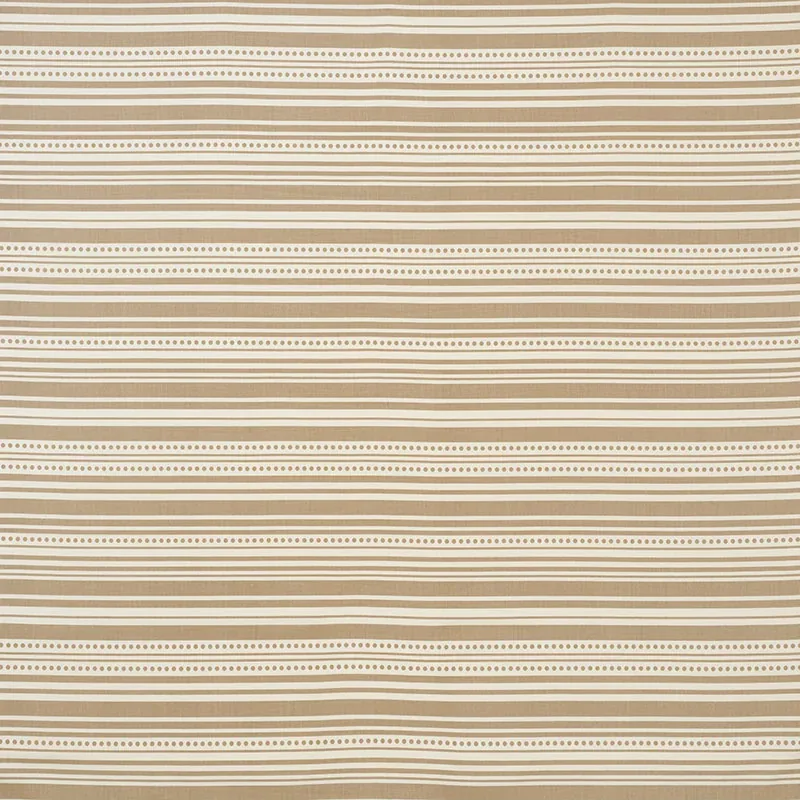 STRIPEDOT II INDOOR/OUTDOOR fabric SAND color by Schumacher