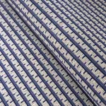 STRUKTUR ÉPINGLÉ Fabric – LAPIS | Schumacher | Wallpaper Twi STRUKTUR ÉPINGLÉ fabric LAPIS color by Schumacher