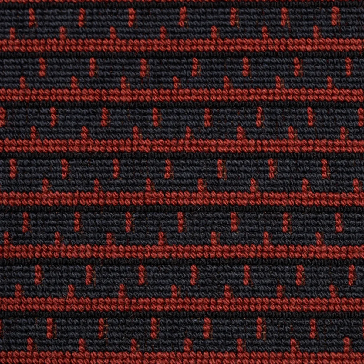 STRUKTUR ÉPINGLÉ fabric RUSSET color by Schumacher