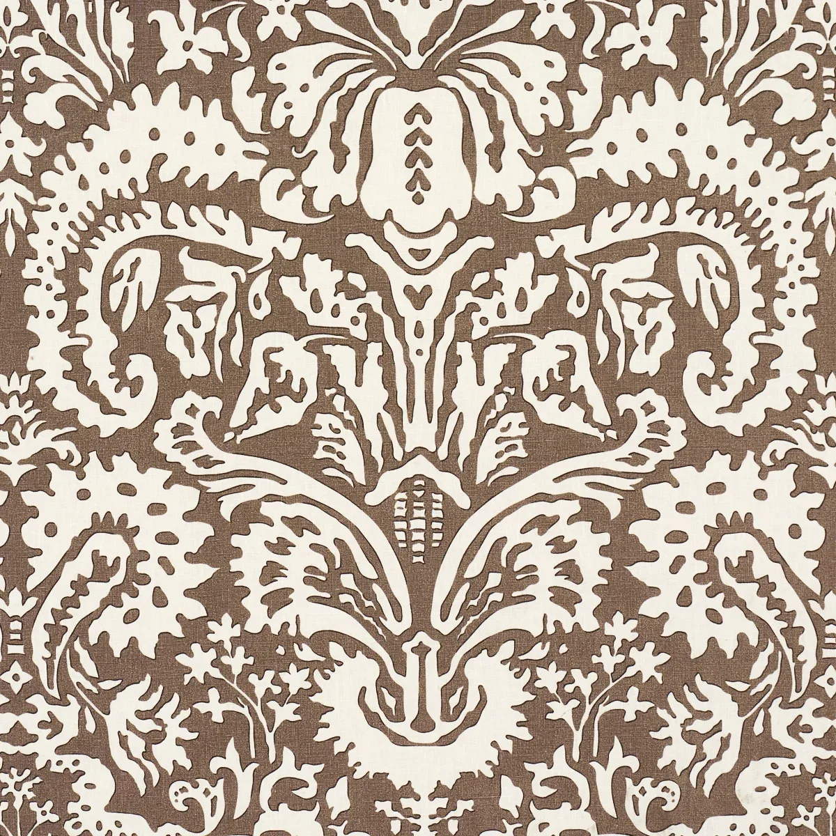 182120 | SUFFOLK DAMASK – BROWN