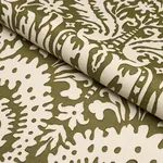 SUFFOLK DAMASK Fabric – OLIVE | Schumacher | Wallpaper Twins SUFFOLK DAMASK fabric OLIVE color by Schumacher