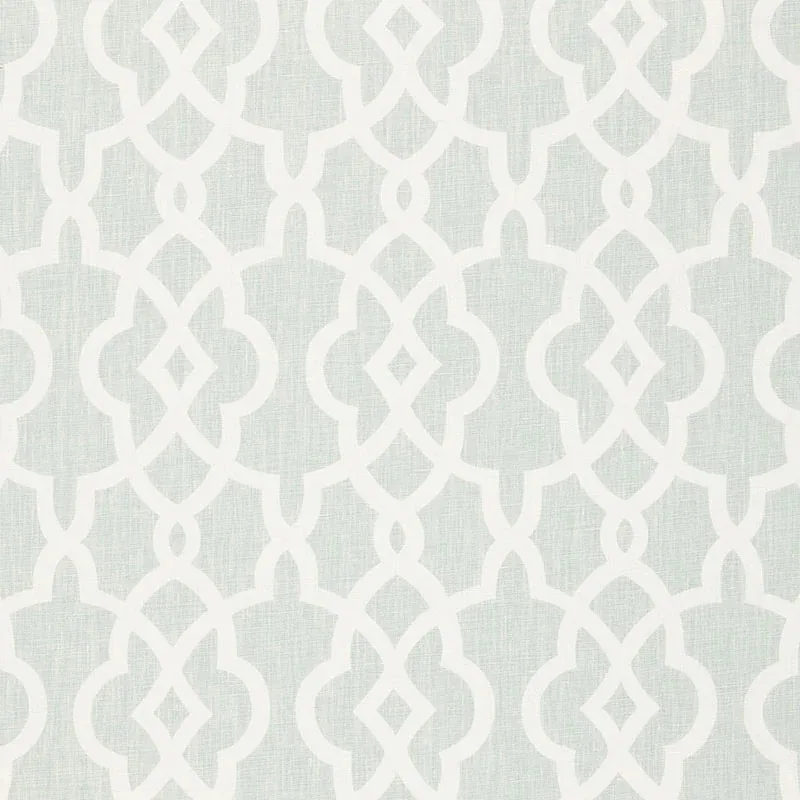SUMMER PALACE FRET fabric MINERAL color by Schumacher