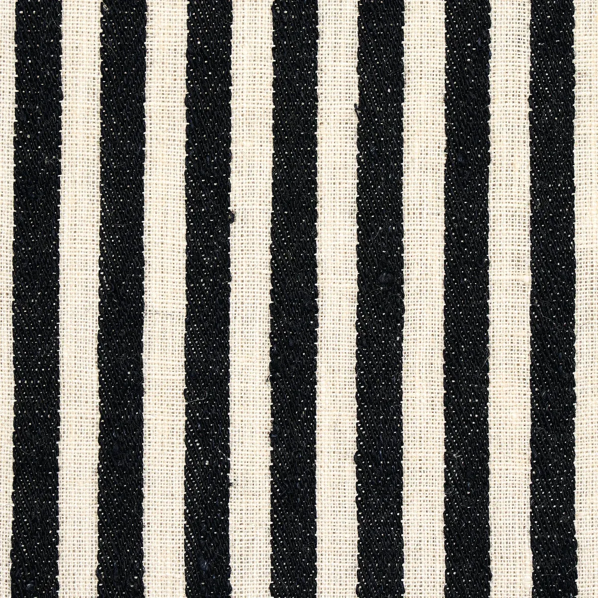 SUMMERVILLE LINEN STRIPE Fabric – BLACK | Schumacher | Wallp SUMMERVILLE LINEN STRIPE fabric BLACK color by Schumacher