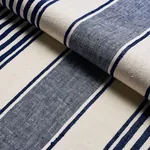 SUMMERVILLE LINEN STRIPE Fabric – NAVY | Schumacher | Wallpa SUMMERVILLE LINEN STRIPE fabric NAVY color by Schumacher