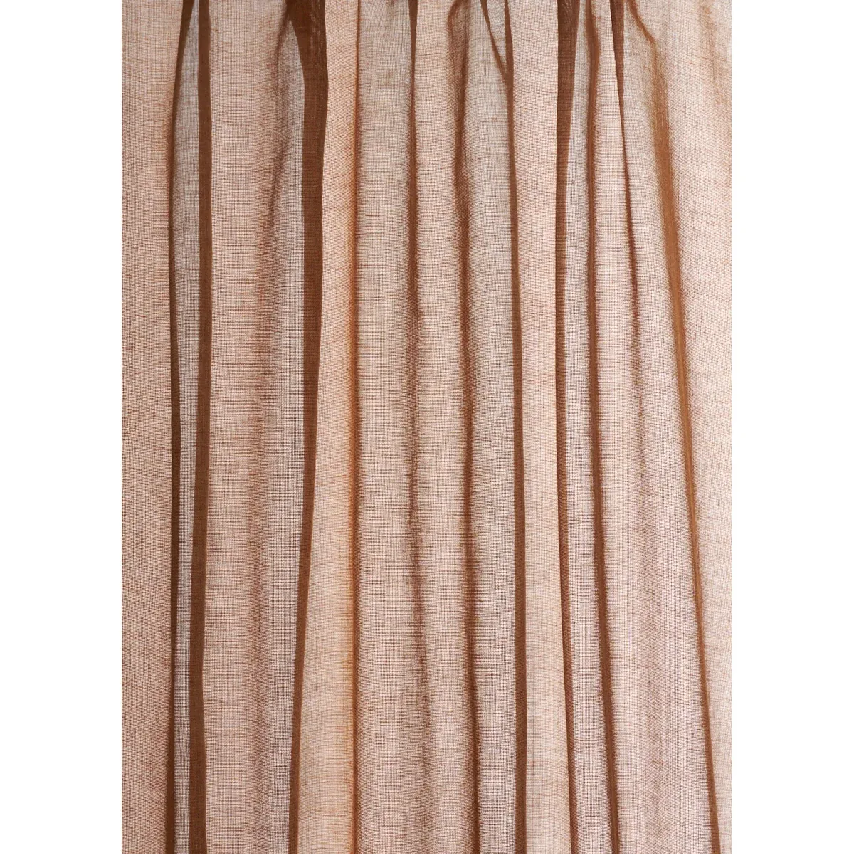 SUMMIT SHEER fabric CLAY color by Schumacher