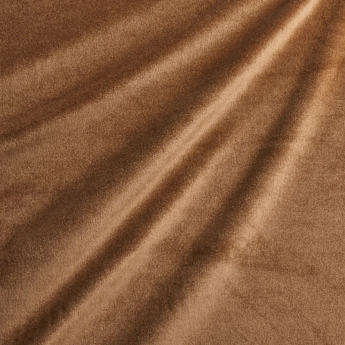 SUMPTUOUS SILK WOOL VELVET fabric CAMEL color by Schumacher