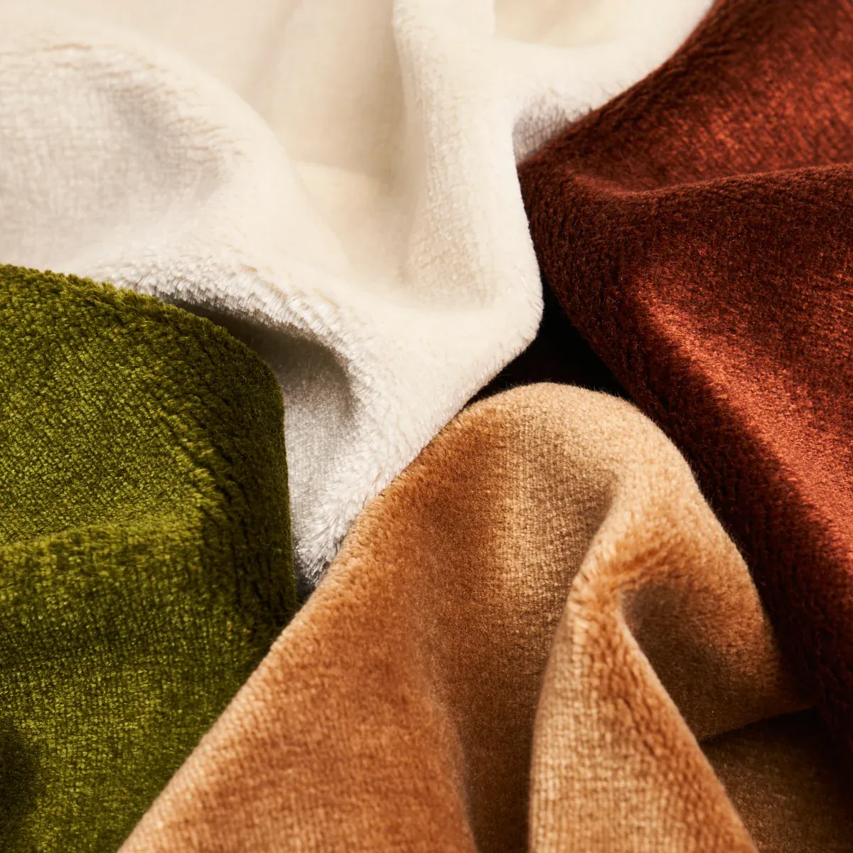SUMPTUOUS SILK WOOL VELVET fabric MAHOGANY color by Schumacher