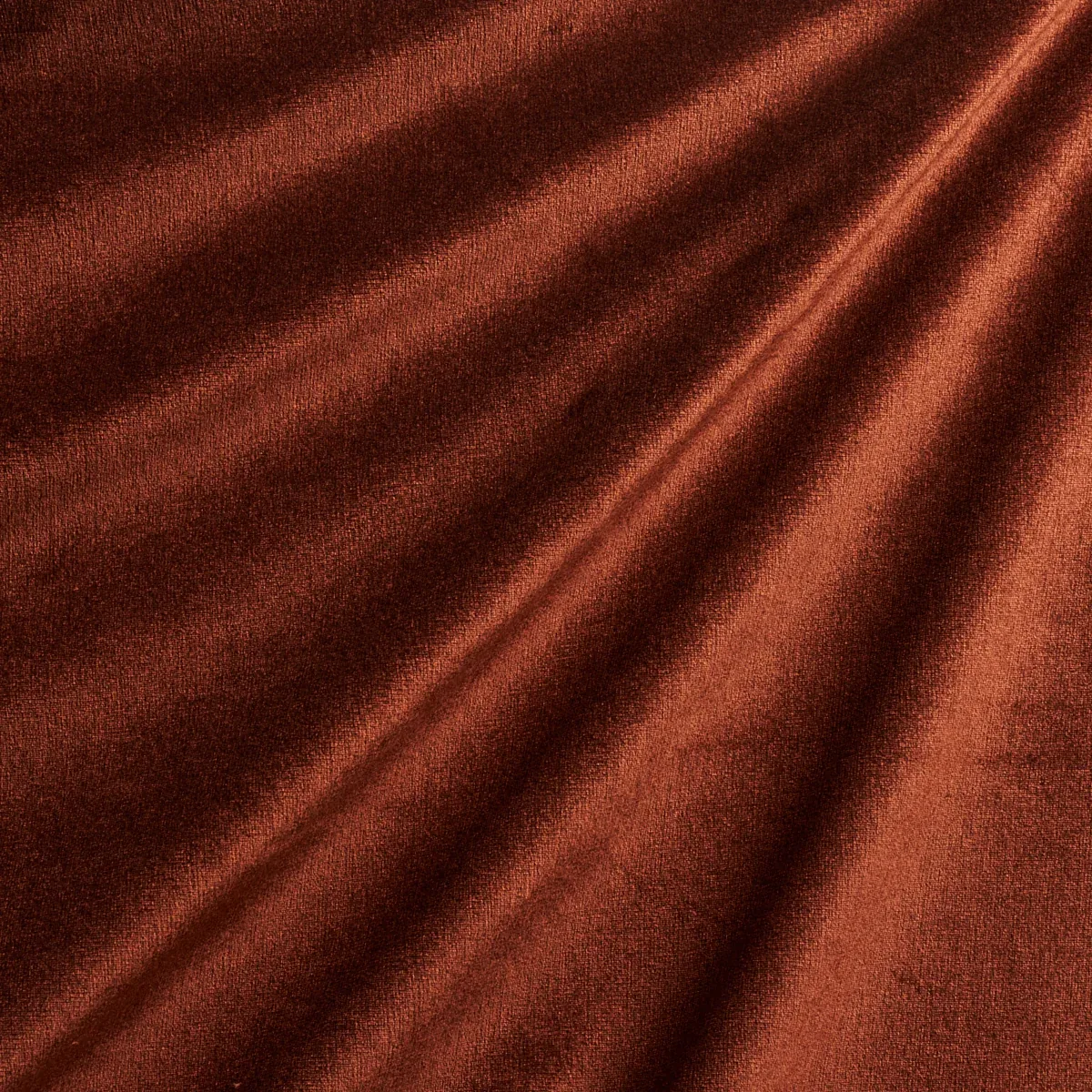 SUMPTUOUS SILK WOOL VELVET fabric MAHOGANY color by Schumacher