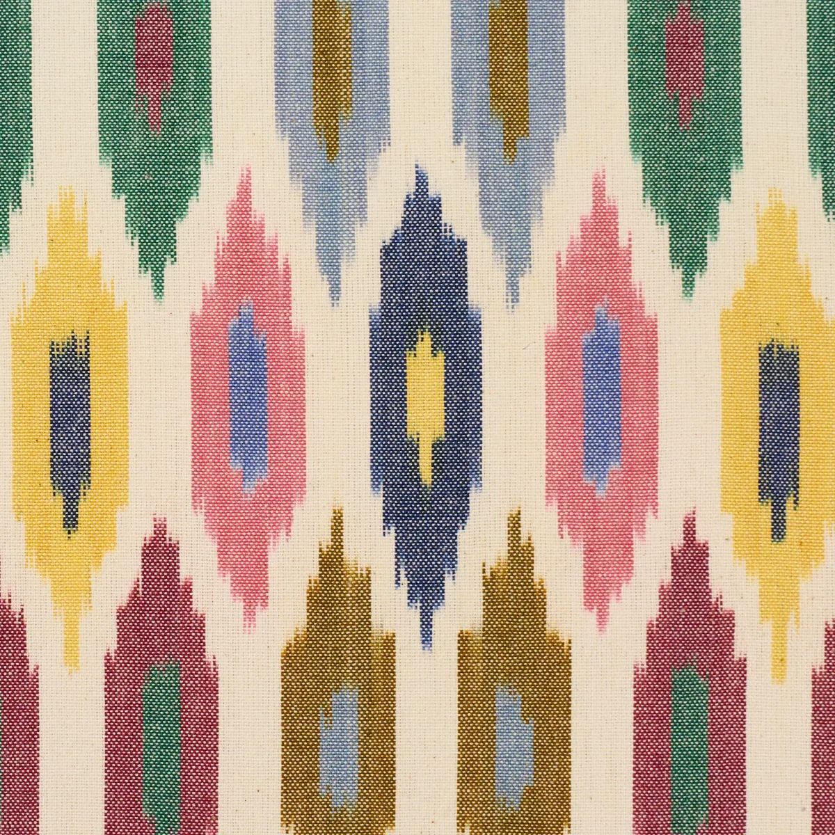 SUNARA IKAT Fabric – CONFETTI | Schumacher | Wallpaper Twins SUNARA IKAT fabric CONFETTI color by Schumacher