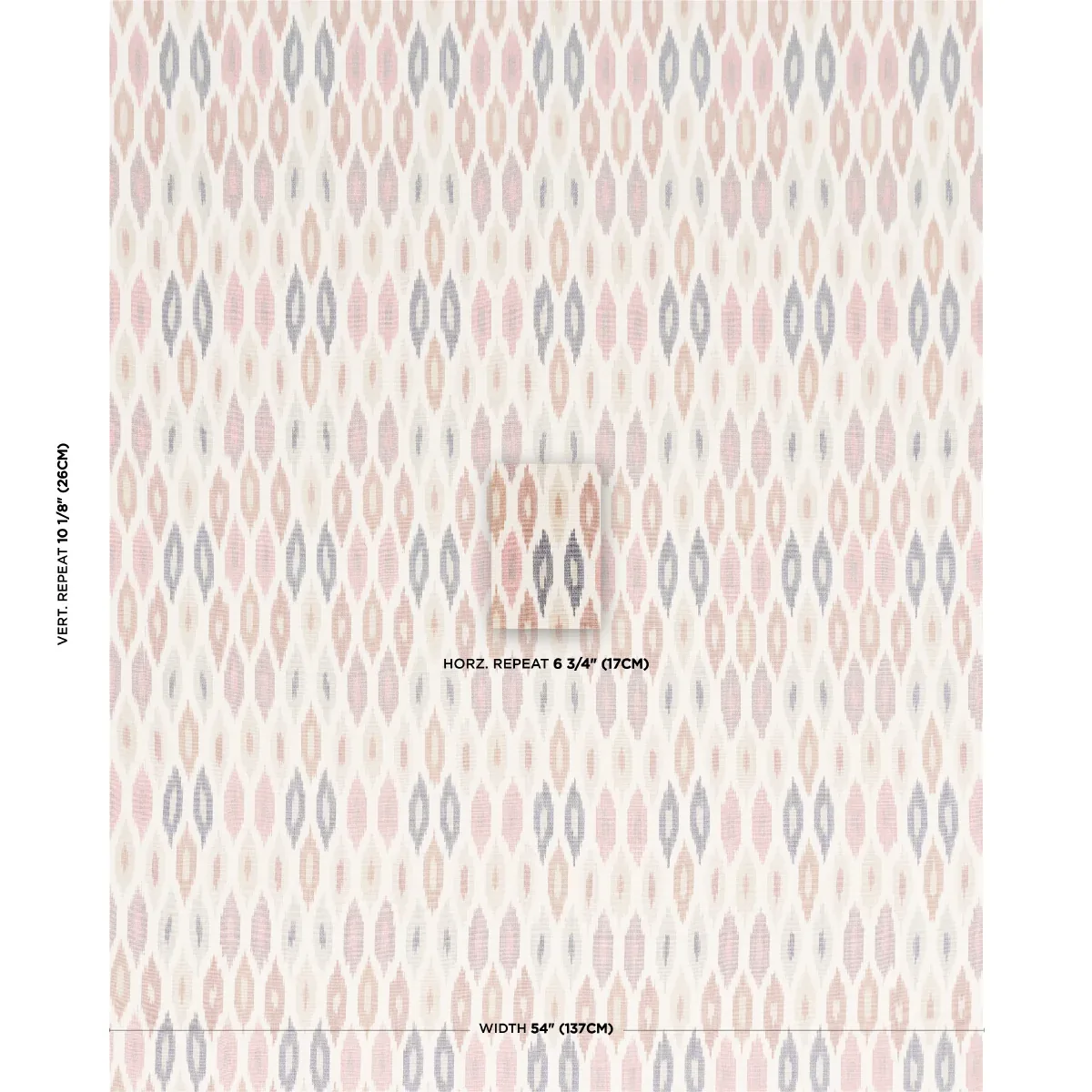 SUNARA IKAT fabric SEDONA color by Schumacher