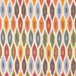 SUNARA IKAT Fabric – SPICE | Schumacher | Wallpaper Twins SUNARA IKAT fabric SPICE color by Schumacher