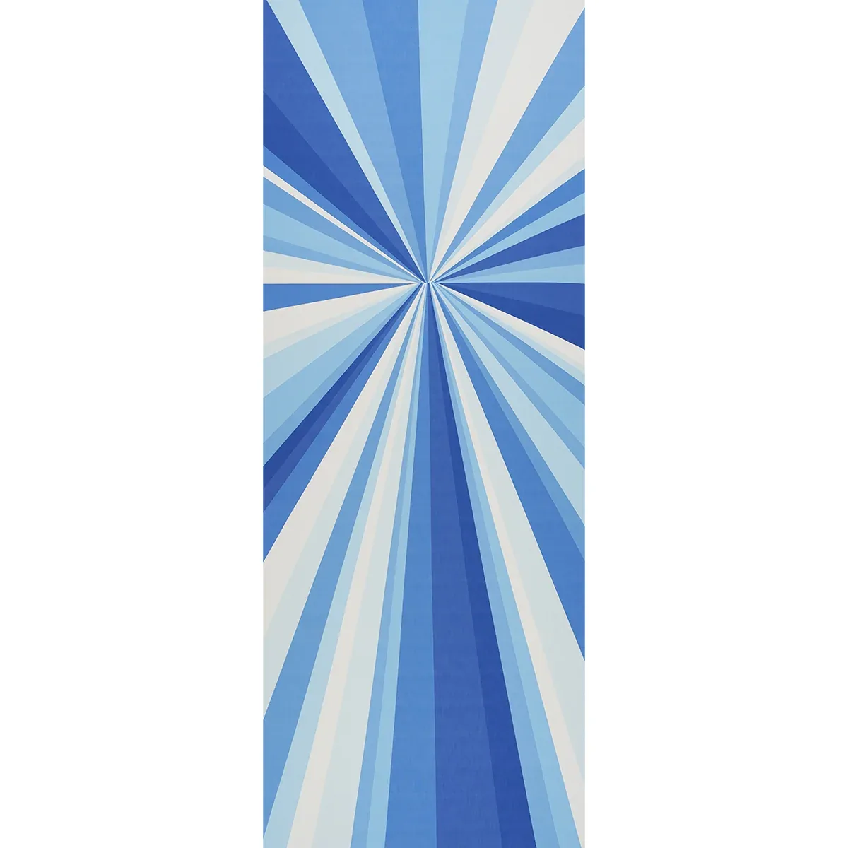 SUNBEAM PRINT INDOOR/OUTDOOR PANEL fabric HORIZON BLUE color by Schumacher