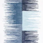 SUNBURST STRIPE EMBROIDERY Fabric – BLUE | Schumacher | Wall SUNBURST STRIPE EMBROIDERY fabric BLUE color by Schumacher
