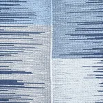SUNBURST STRIPE EMBROIDERY fabric BLUES color by Schumacher