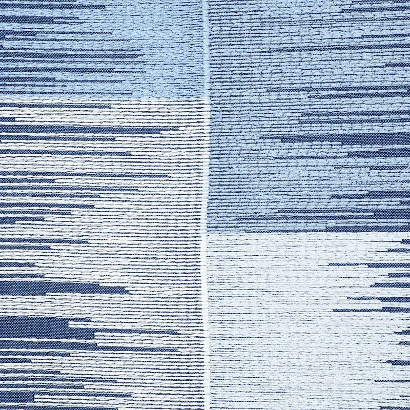 SUNBURST STRIPE EMBROIDERY fabric BLUES color by Schumacher