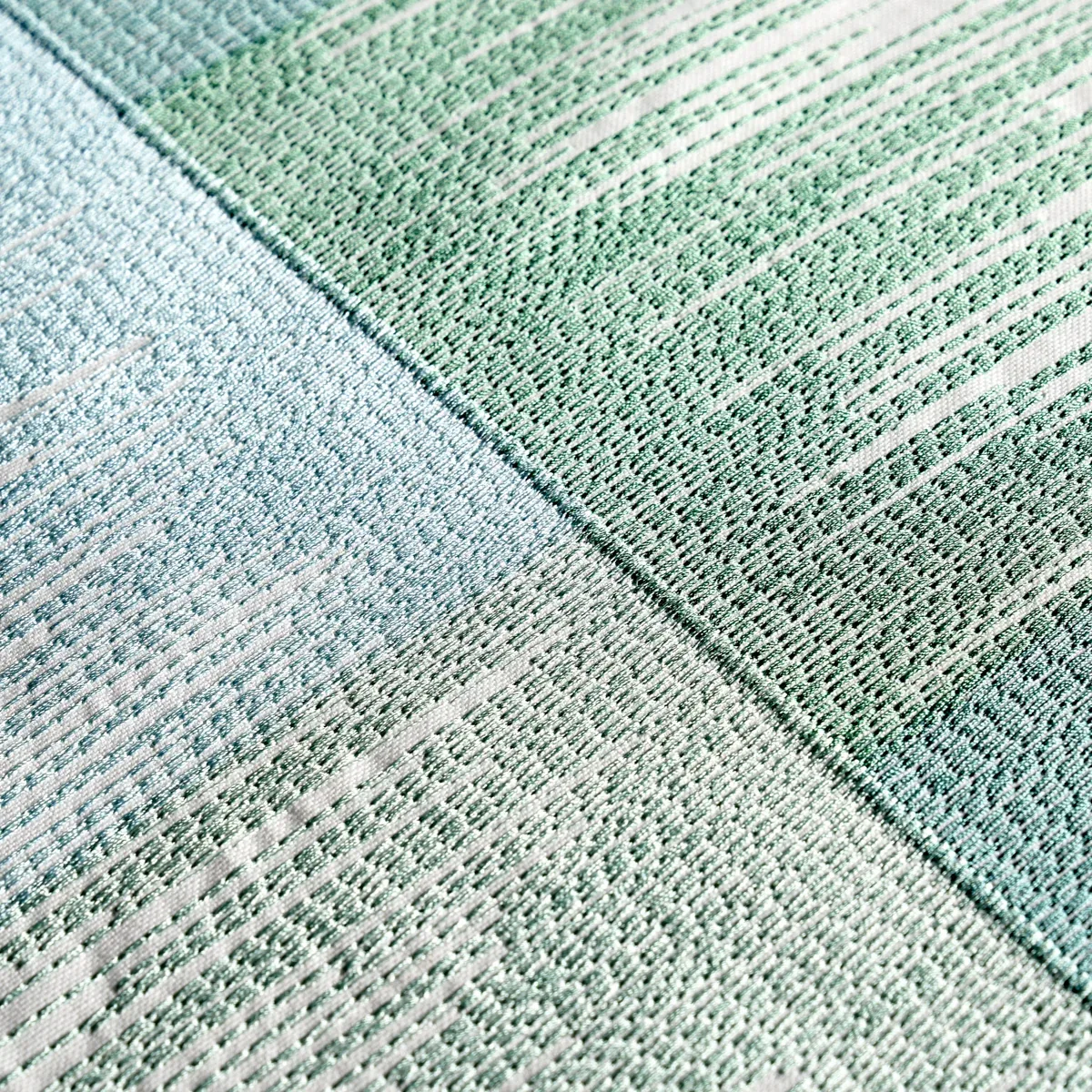 SUNBURST STRIPE EMBROIDERY fabric MINERAL color by Schumacher