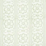 SUNDA HAND BLOCKED PRINT fabric SAGE color by Schumacher