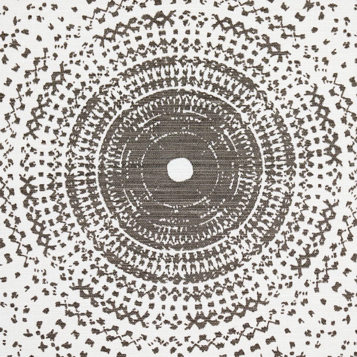 SUNDIAL fabric CHARCOAL color by Schumacher