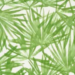 SUNLIT PALM LINEN fabric GREEN color by Schumacher
