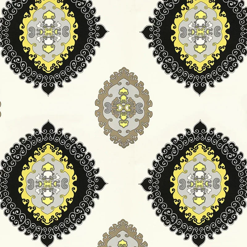 SUPER PARADISE PRINT fabric DRIFTWOOD color by Schumacher