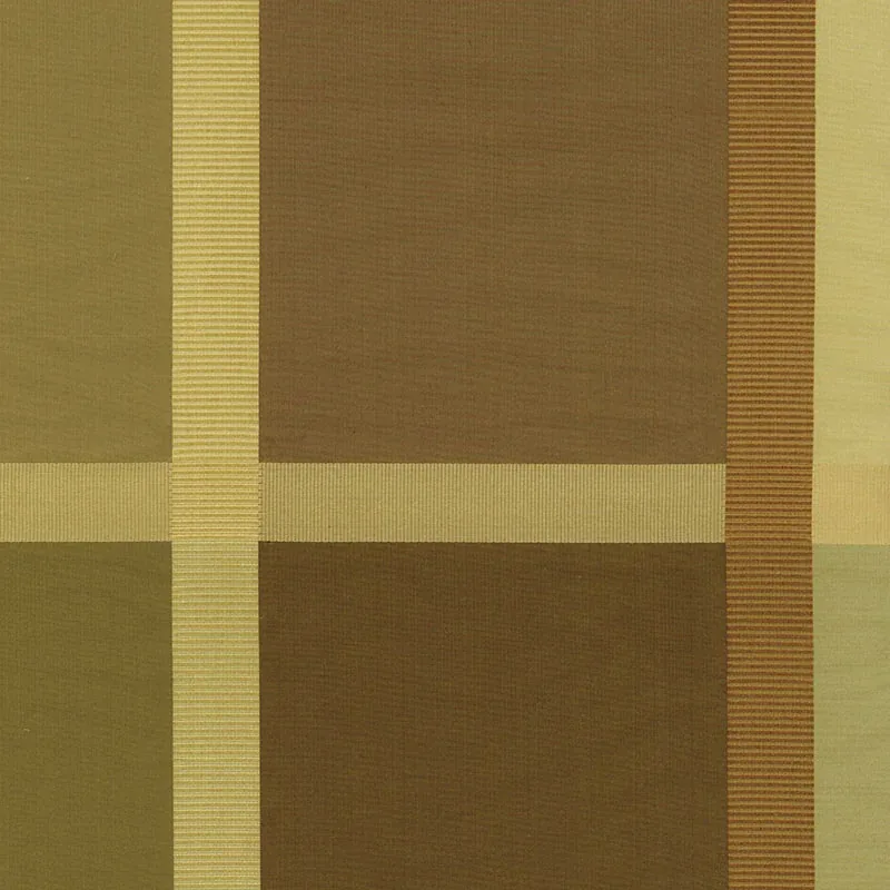 SURAT SILK PLAID fabric JAVA color by Schumacher