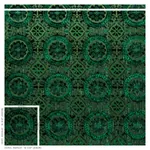 SUZANI STRIE VELVET fabric EMERALD color by Schumacher