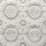 SUZANI STRIE VELVET fabric PEARL color by Schumacher