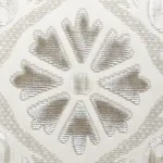 SUZANI STRIE VELVET fabric PEARL color by Schumacher