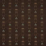 SWANSON SCALLOP fabric CARBON color by Schumacher