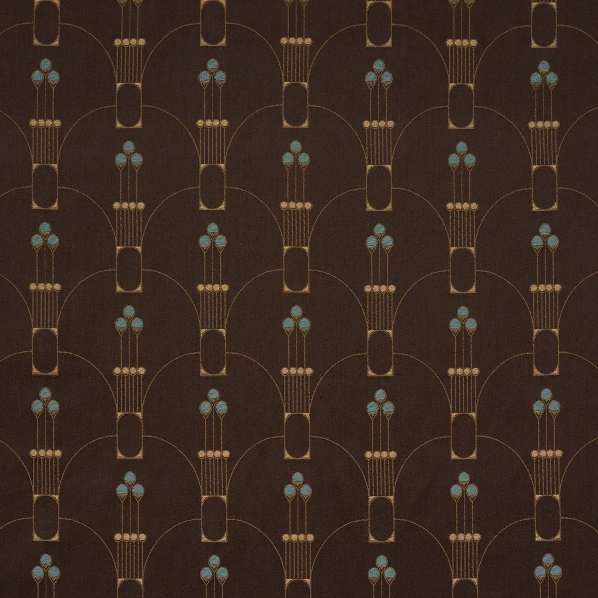 SWANSON SCALLOP fabric CARBON color by Schumacher