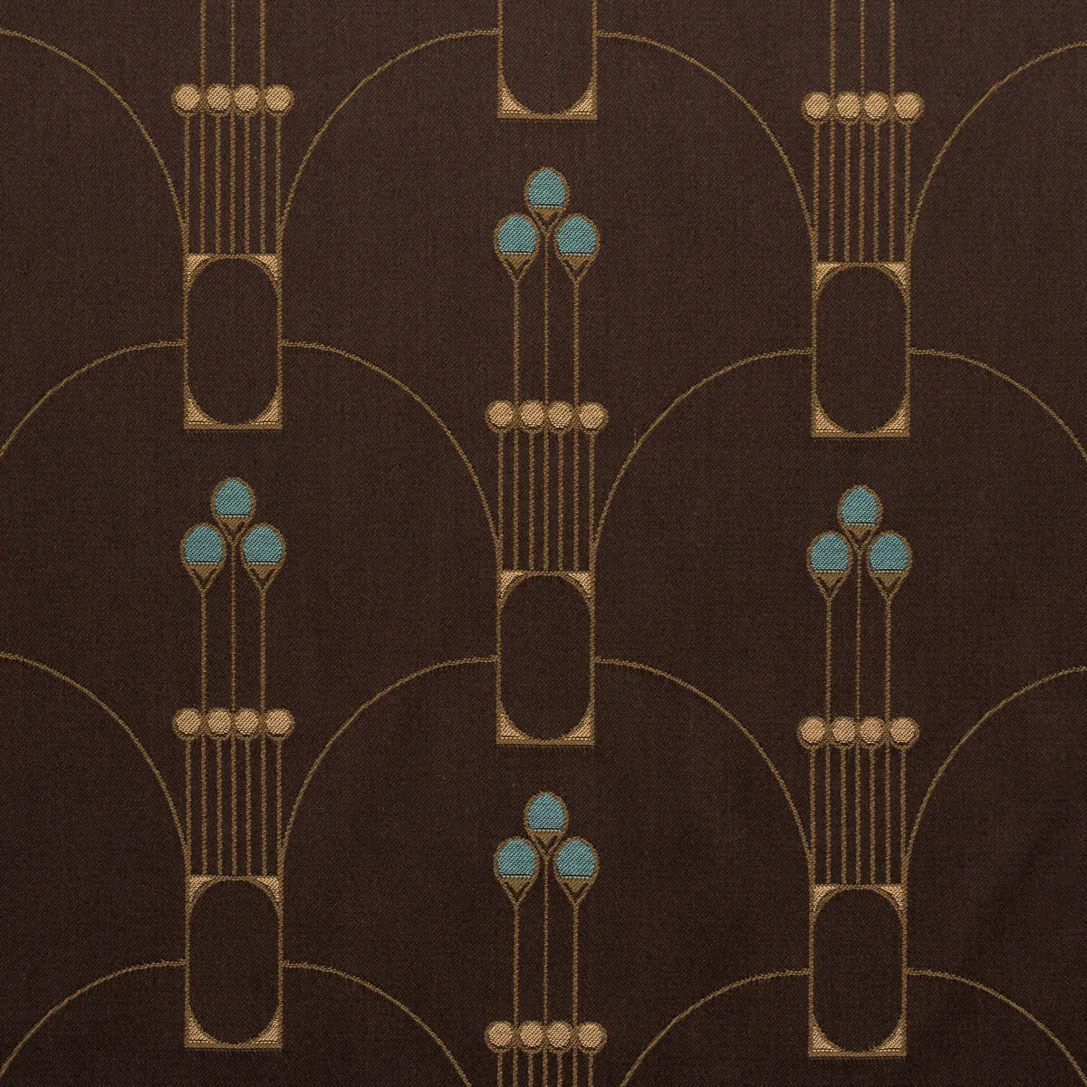 SWANSON SCALLOP fabric CARBON color by Schumacher