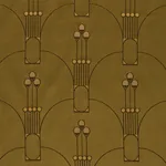 SWANSON SCALLOP fabric OLIVE color by Schumacher